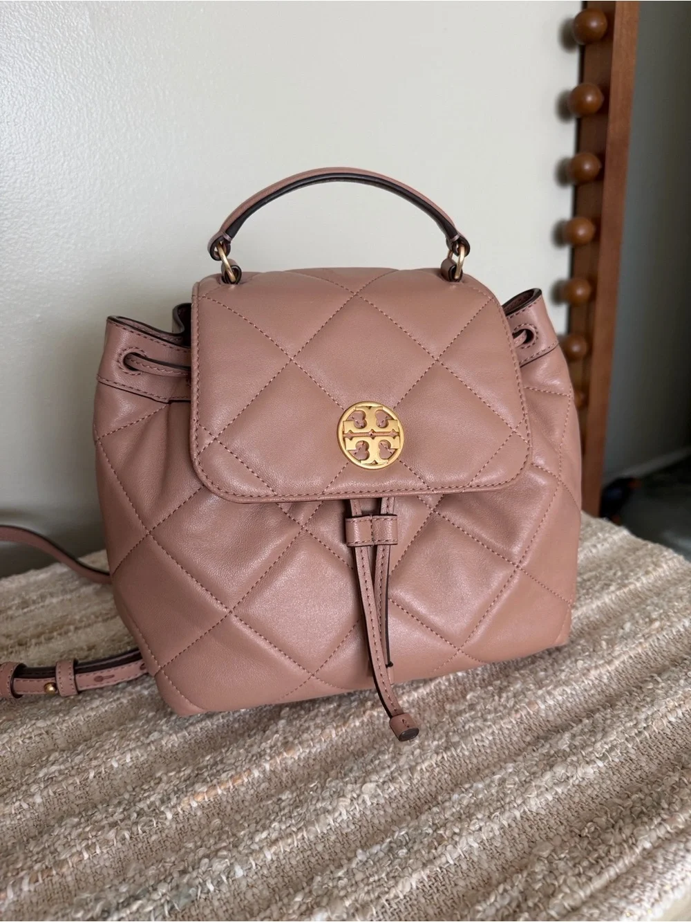Tory Burch quilted leather